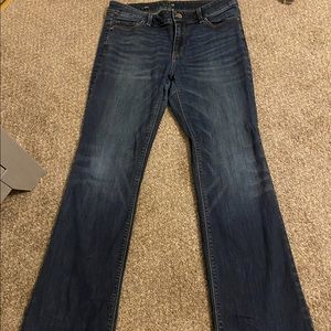 WHBM slim boot cut jeans